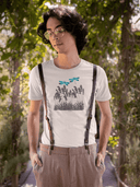 Libellen T-Shirt Vegan Bio-Baumwolle Natural Raw Mann