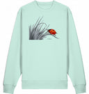 Marienkäfer Sweatshirt Vegan Bio-Baumwolle Natural Raw Frau