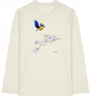 Meise Longsleeve Vegan Bio-Baumwolle Off White Couple