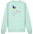 Meise Sweatshirt Vegan Bio-Baumwolle Natural Raw Frau