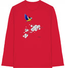 Meise - T-Shirt mit langem Arm - JulesClothing FAVes - 41454_45374 - Longsleeve