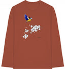 Meise - T-Shirt mit langem Arm - JulesClothing FAVes - 41454_45446 - Longsleeve