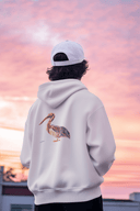 Pelikan Hoodie Vegan Bio-Baumwolle Natural Raw Mann