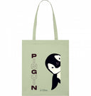 Pinguin Stoffbeutel Vegan Bio-Baumwolle Stem Green Frau