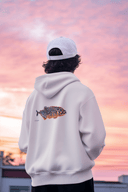 Piranha Hoodie Vegan Bio-Baumwolle Natural Raw Mann