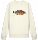Piranha Sweatshirt Vegan Bio-Baumwolle Natural Raw Mann