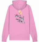 rosa Schmetterling - Hoodie - JulesClothing FAVes - 41529_38687 - Hoodie