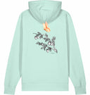 Rosa Schmetterling | Hoodie | Vegan | Bio-Baumwolle | Natural Raw | Frau