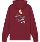 rosa Schmetterling - Hoodie - JulesClothing FAVes - 41529_38854 - Hoodie