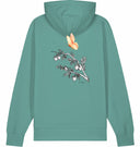 rosa Schmetterling - Hoodie - JulesClothing FAVes - 41529_38706 - Hoodie