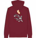 rosa Schmetterling - Hoodiejacke - JulesClothing FAVes - 41527_45334 - Hoodiejacke