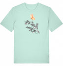 Rosa Schmetterling | T-Shirt | Vegan | Bio-Baumwolle | Natural Raw | Frau