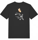 rosa Schmetterling - T-Shirt mit kurzem Arm - JulesClothing FAVes - 41528_39401 - T-Shirt