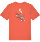 rosa Schmetterling - T-Shirt mit kurzem Arm - JulesClothing FAVes - 41528_39451 - T-Shirt