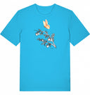 rosa Schmetterling - T-Shirt mit kurzem Arm - JulesClothing FAVes - 41528_39288 - T-Shirt