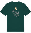 rosa Schmetterling - T-Shirt mit kurzem Arm - JulesClothing FAVes - 41528_39334 - T-Shirt