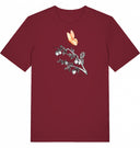 rosa Schmetterling - T-Shirt mit kurzem Arm - JulesClothing FAVes - 41528_39471 - T-Shirt