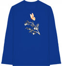 rosa Schmetterling - T-Shirt mit langem Arm - JulesClothing FAVes - 41526_45398 - Longsleeve