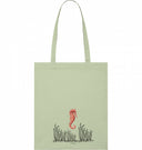 Seepferdchen Stoffbeutel Vegan Bio-Baumwolle Stem Green Frau