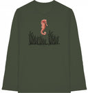 Seepferdchen - T-Shirt mit langem Arm - JulesClothing FAVes - 41430_45422 - Longsleeve